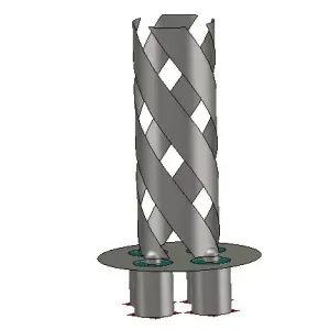 Left Hand Circular Polarized Omnidirectional Antenna