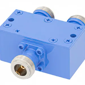 2-Way N-Type Wilkinson Power Divider, 4 GHz to 8 GHz, 30 Watts
