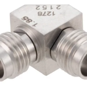 1.85mm Female to 1.85mm Female Precision Right Angle Adapter